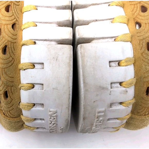 Ilse Jacobsen Tulip Shoe Womens 40 EU 9.5 US Citronella Mustard Yellow READ - Picture 8 of 15